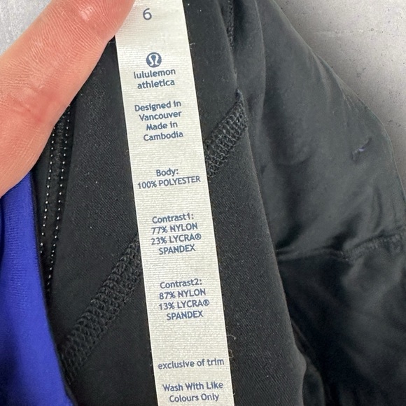 Lululemon Run Speed Squad Skirt Skort Milky Way Blue Pigment Size 6 Run Shorts - Picture 4 of 15